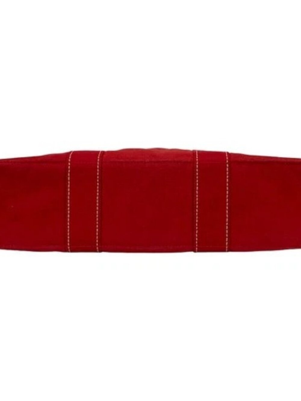 HERMES Sac Deauville Tote MM - Red Canvas None Tote Bag - Picture 5 of 10